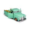 Maisto Chevrolet 3100 Pickup 1950 Green Custom Low Rider Mini Car Diecast Car Complete Product 32545 1/25