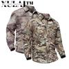 Xulai #27 рубашки с длинными рукавами для взрослых размеры S-2XL мультикам камуфляж солдатская летняя рубашка поло из полиэстера