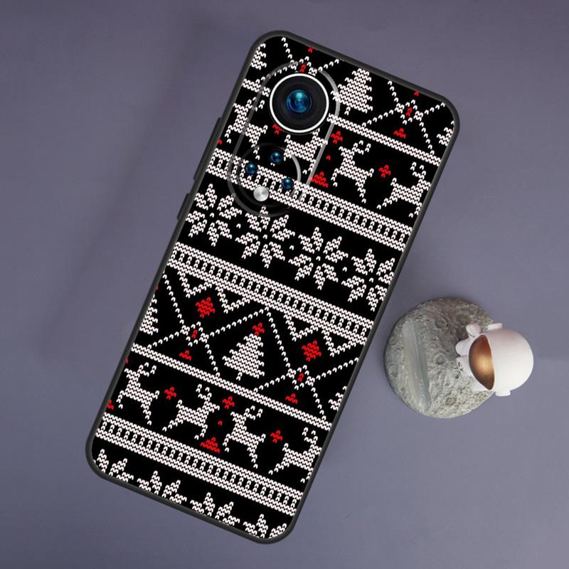 Рождественский свитер с таксами для Huawei Honor Magic 5 Lite 70 50 X8 X9 a P20 P30 P40 P50 P60 Pro P Smart Nova 9 5T, чехол