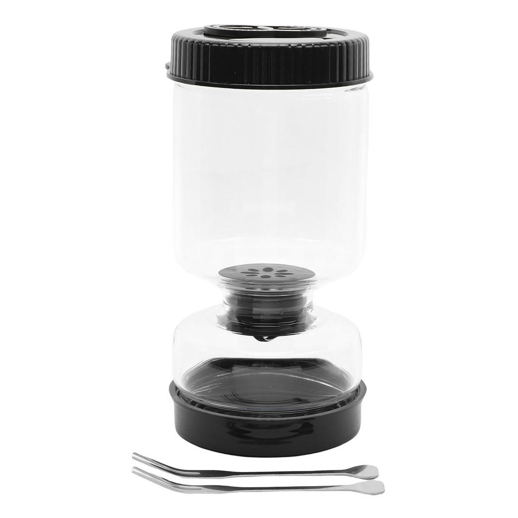 Pickle Juice Separator Multi Layer Sealing Structure Goof Grade Glass Glass Pickle Jar with Strainer