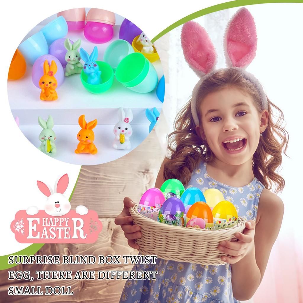 Easter Bunny Open Eggs. Easter Egg Party Blind Boxes. Children's Easter Egg Smashing Creative Stress Relief Toys.Random Shipment