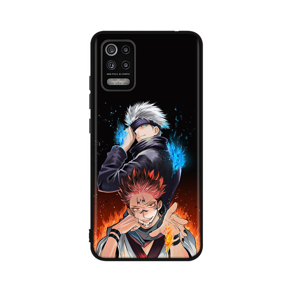 DT22 Jujutsu Kaisen Case for OPPO Reno 8 6 5 4 Pro Find X3 A17 A31 A38 A40 A53 A54 A55 A74 A76 A78 A77 A80 A94 A95 A96 Lite Black Soft Cover