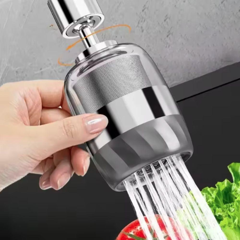 3 Modes Kitchen Faucet Extender Stainless Steel Filter Faucet Bubbler Nozzle  Washbasin