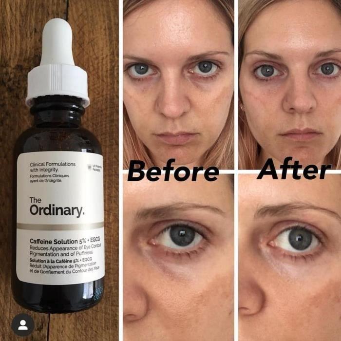 The Ordinary Solution De Caféine Essence Anti-cernes Yeux 5% + EGCG 30 Ml
