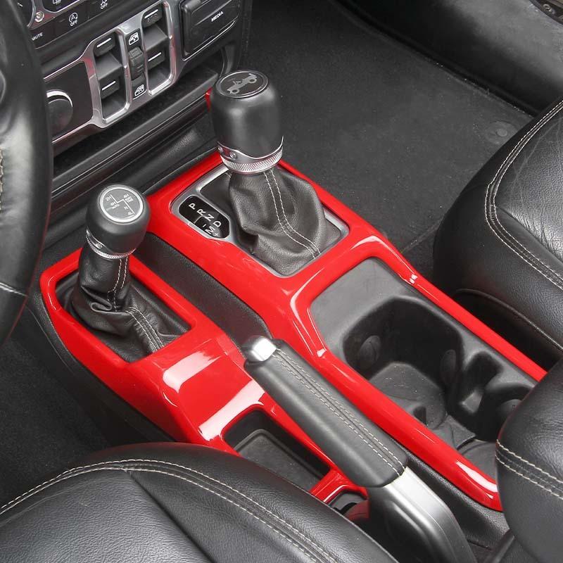Украшение центральной консоли, переключение передач, привод на 4 колеса, наклейка на панель для Jeep Wrangler JL для JT Gladiator 2018, аксессуары для салона автомобиля