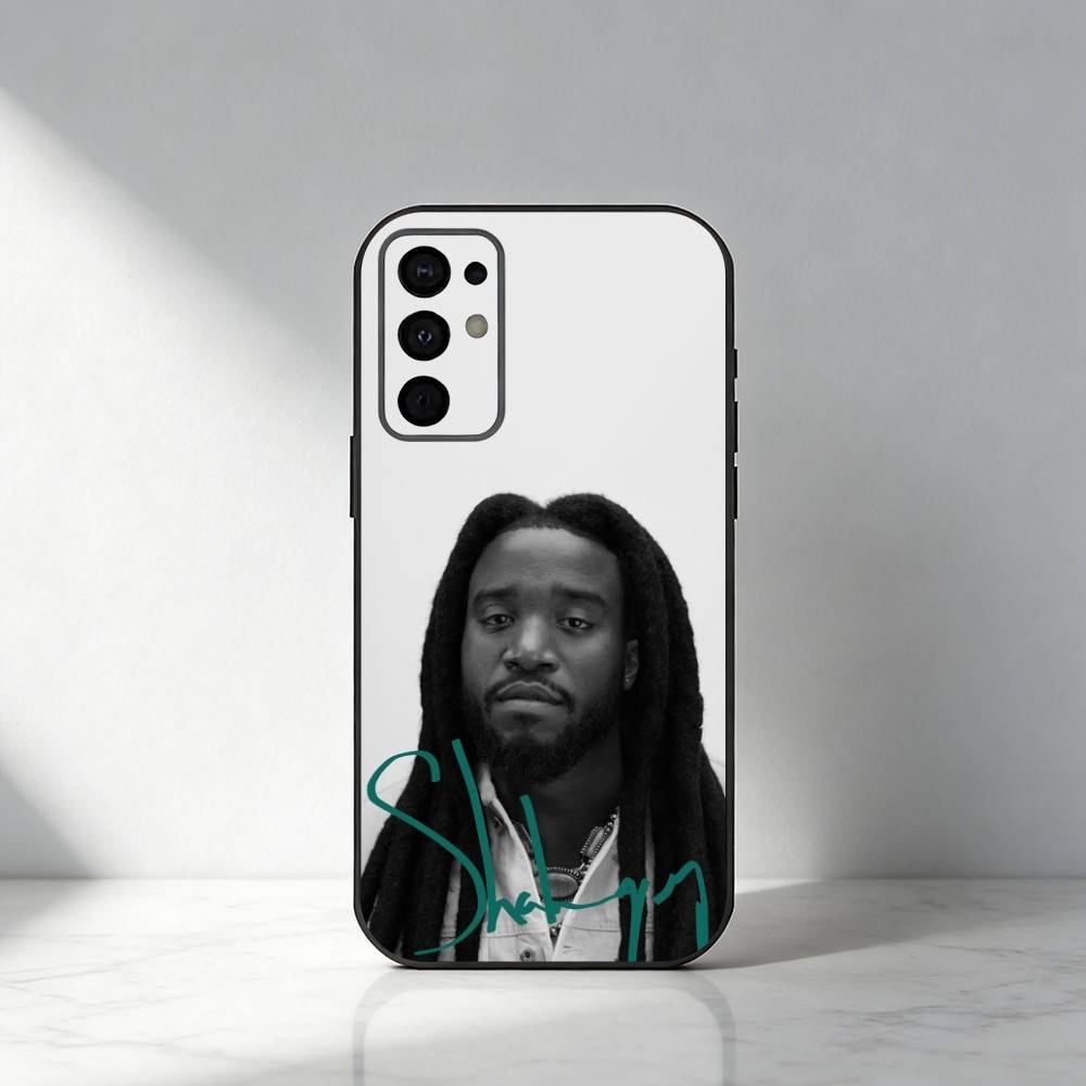Чехол для телефона Singer S-Shaboozey для Samsung S25,S24,S21,S22,S23,S30,Ultra,S20,Plus,Fe,Note,5G Черный