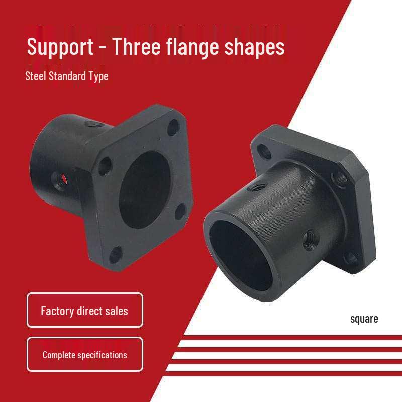 Стальная опора направляющего вала STHRB-8, фиксированное седло с круглым фланцем и установочным винтом для оптической оси, 25 мм.