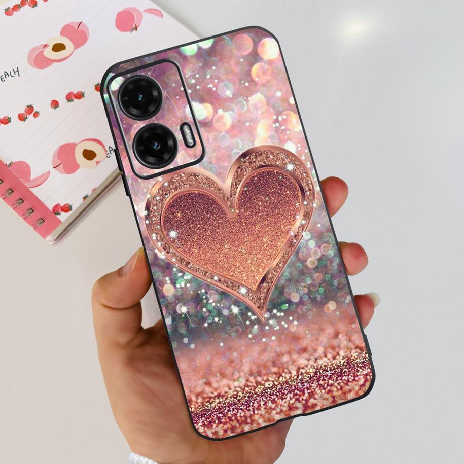 For Motorola Moto G35 5G Case Popular Flower Butterfly Soft Silicone TPU Matte Cover For Moto G35 2024 G 35 MotoG35 Phone Shells