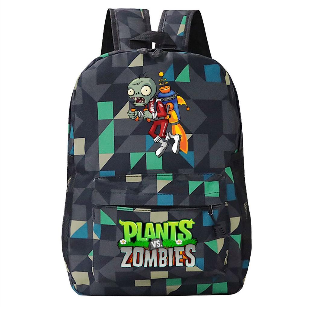School Bag Plants Vs. Zombies Game Merchandise Personalized Printed Backpack