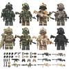 Collection-Military Series Special Forces Puzzle Assembly Building Blocks Toy Minifigures