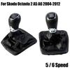 Для Skoda Octavia 2 A5 A6 2004-2012 5/6-ступенчатый автомобильный рычаг переключения передач с чехлом из ПУ кожи, ручка переключения