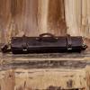 Handmade Leather Chef Knife Roll Bag: Culinary Travel Case