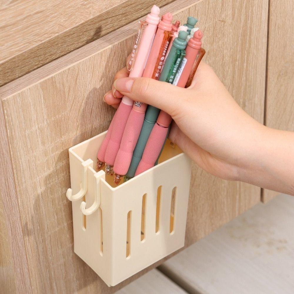 Wall-Mounted Chopstick Holder Draining Spoon Fork Storage Rack Durable Tableware Organizer