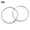 10pcs/lot Plated Album Metal Scrapbook Clips Loose Leaf Binder Keychain Circle Hinged Rings