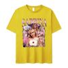 90s Sabrina Carpenter Music Tour 2024 Pattern T-shirt Women's Retro High Quality Fashion T-shirt T-shirt