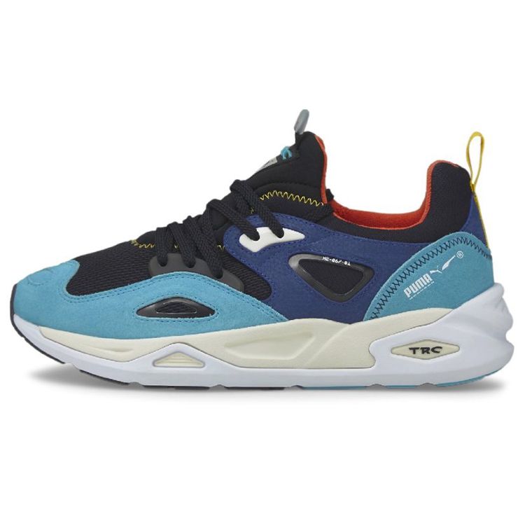 Puma Trc Blaze The Triangle Тканевые кроссовки с цветными блоками, повседневные низкие кроссовки унисекс, островной синий 383104-06