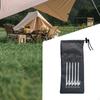Tent Stakes Storage Bag Camping Tool Lightweight Case Peg Nails for Gardening