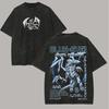Anime Yu Gi Oh BlueEyes White Dragon Unisexga T Shirt For Unisex Clothing Vintage Washed Oversized Casual Cotton Streetwear Tshirt