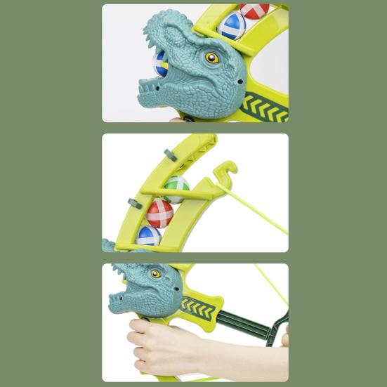 Липкий мяч, динозавр, лук, стрела, забавные шарики на присоске для тренировок в помещении для мальчиков, безопасная игрушка для девочек