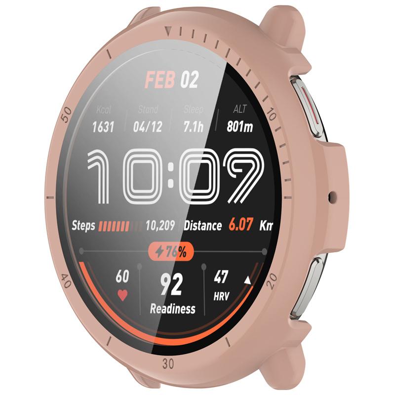 Чехол из закаленного стекла PC+ для умных часов Amazfit Active2, ремешок, защитная оболочка, полное покрытие, аксессуары для экрана