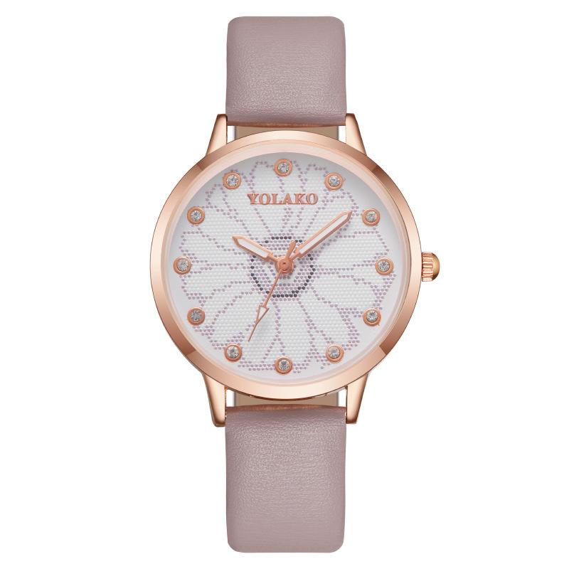 Горячая Распродажа Модные Маленькие Часы Маргаритки Женские Женские Цветочные Поясные Кварцевые Часы Обработка Индивидуализация