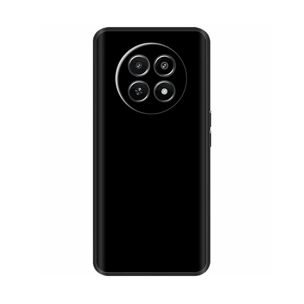 Для Realme 12 5G 12X Чехол для телефона Цветочный принт Мягкий черный ТПУ Fundas Для Realme12 12 X Защитный бампер Para Coque Etui Capas