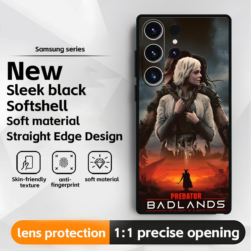 Predator Badlands Phone Case For Samsung Galaxy S25 S24 S23 S22 S21 S20 Plus Ultra Note20 Soft Black