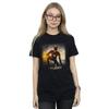DC Comics Womens/Ladies The Flash Future Road Cotton Boyfriend T-Shirt