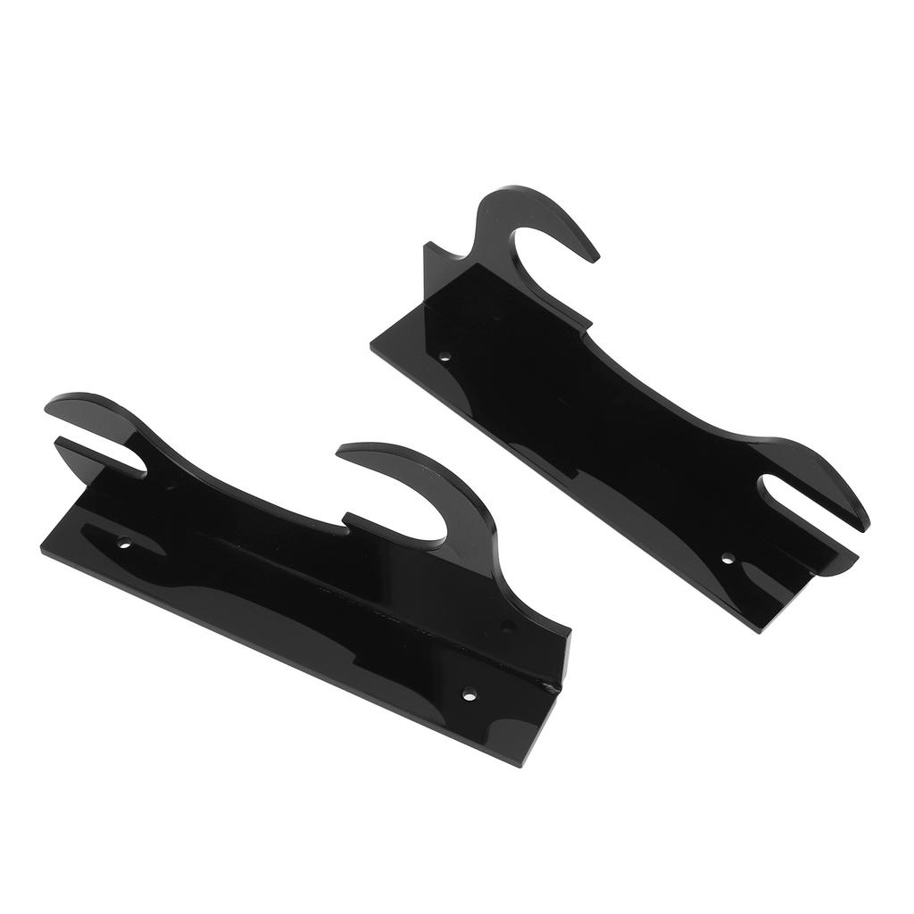 2 Pcs Samurai Knife Holder Wall Mounted Samurai Sword Holder Sword Wall Display Rack Black