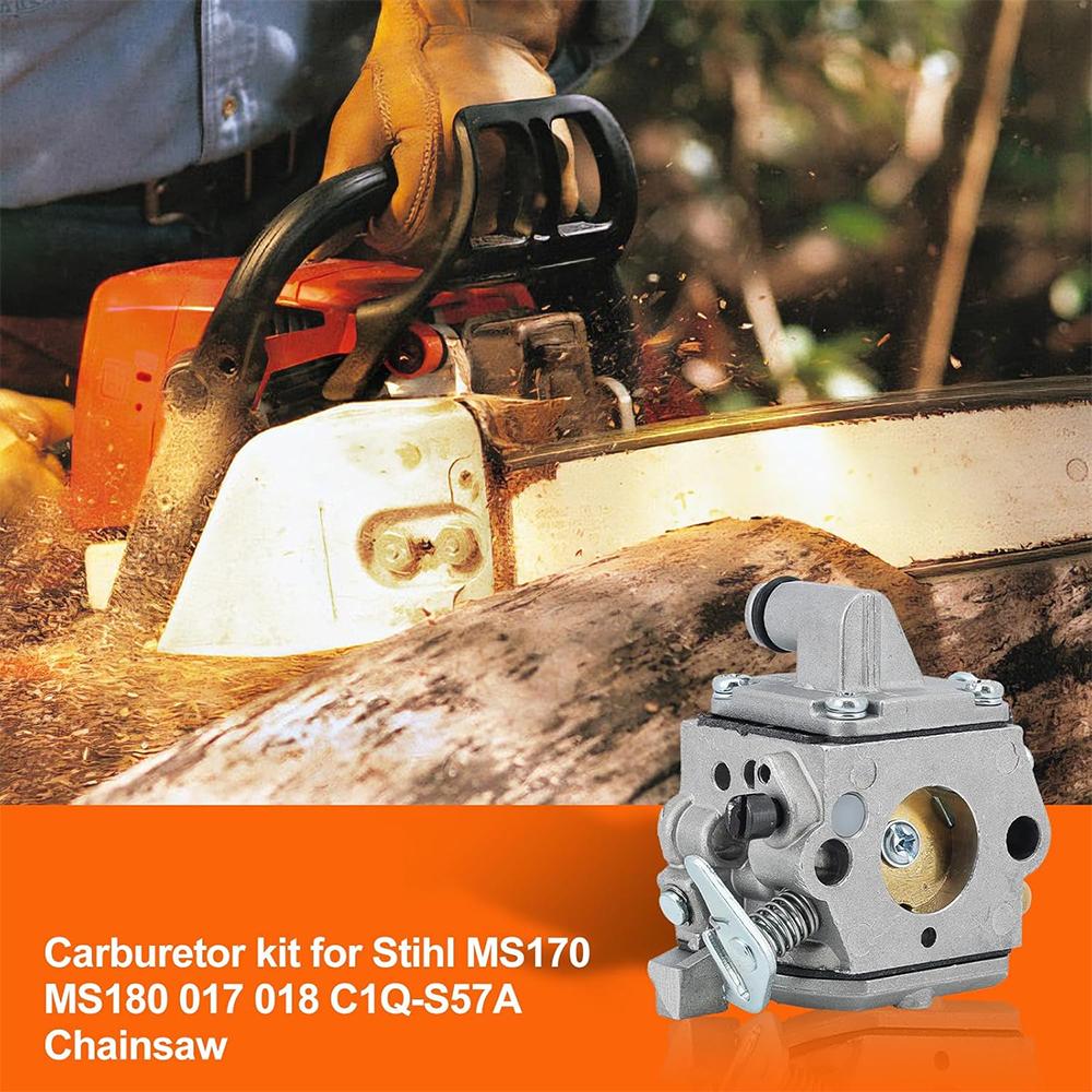 Карбюратор MS170 MS180 для бензопил Sthil 017 018 Заменяет C1Q-S57 C1Q-S57A C1Q-S57B 1130-120-0603 и 1130 124 0800