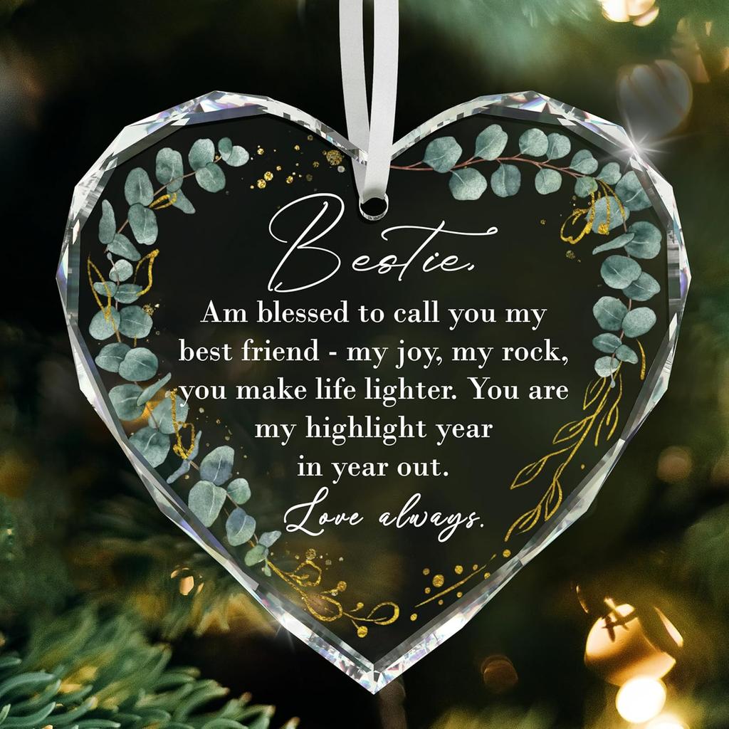 Thank You Gifts for Women Men, It Takes a Village Glass Ornament, Xmas Gifts for Boss Daycare Provider Teacher Babysitter Friends Boss - DP02