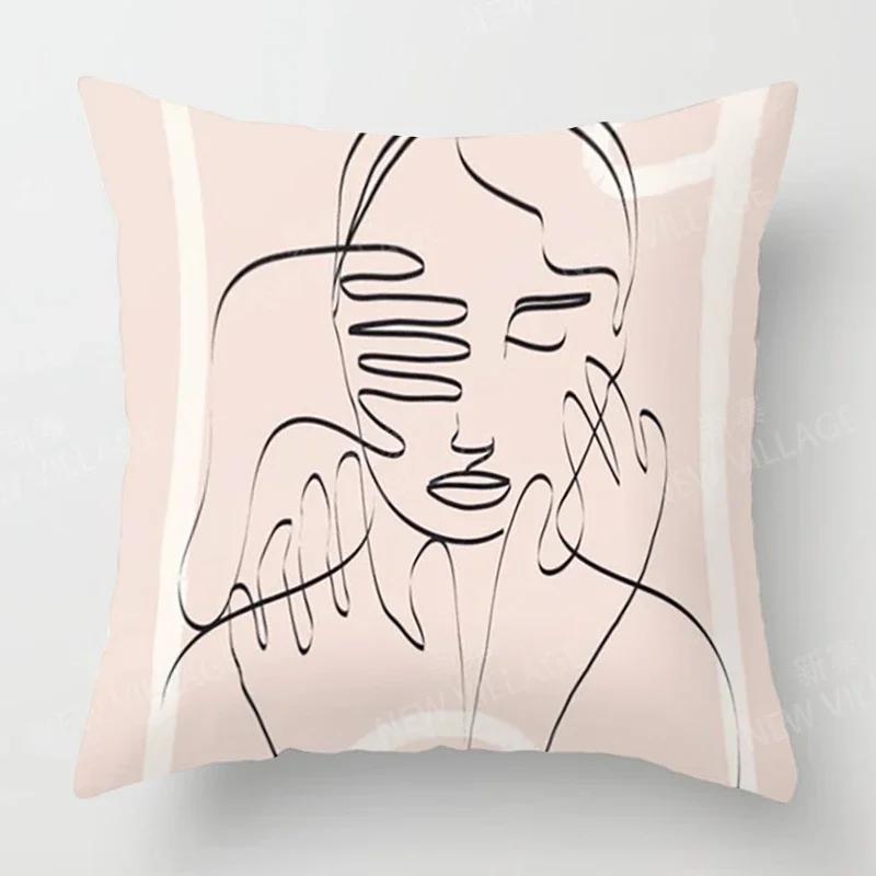 Скандинавский Осенний Домашний Декор Осень Наволочка для диванной подушки Чехол на диванную подушку Современный Моранди