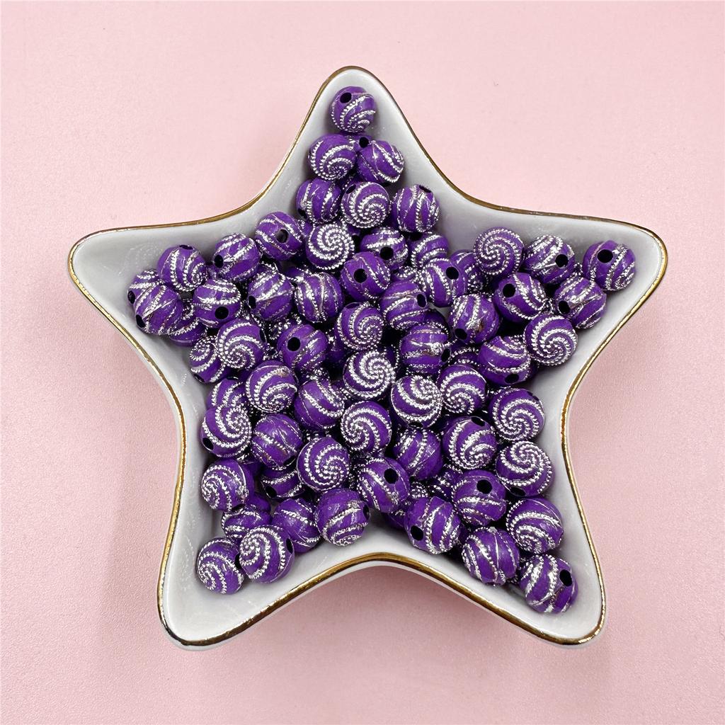 Ожерелья Изготовление ювелирных изделий 8 мм Бусины россыпью 100 шт Бусины-разделители Акриловый браслет со стразами