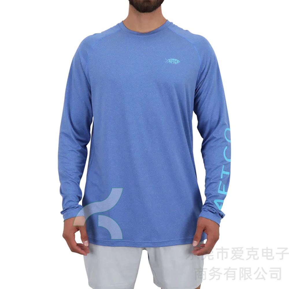 AFTCO Fishing Suit Outdoor Luya Fishing Sportswear Summer Sunscreen Long Sleeve T-Shirt Quick Drying Breathable Top