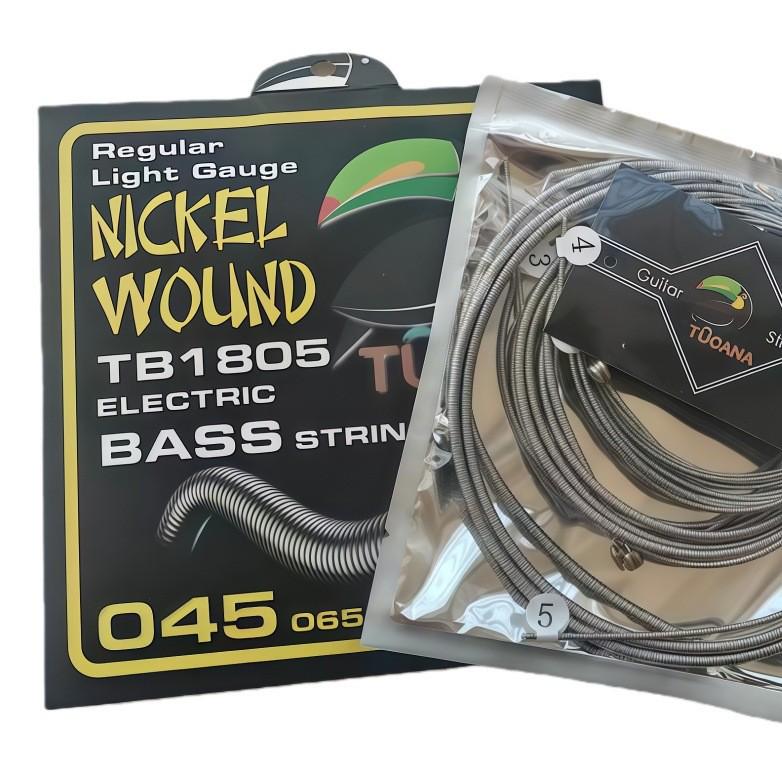Premium TUCANA Nickel Steel Bass Strings with Rust-proof Hexagonal Core Coating