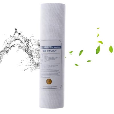 10-дюймовый фильтрующий картридж для очистителя воды из полипропилена, фильтр грубой очистки 1 микрон, замена осадка