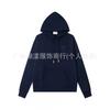 Unisex Embroidered Heart Hoodie Sweatshirt Casual Loose Fit Cotton Pullover Winter