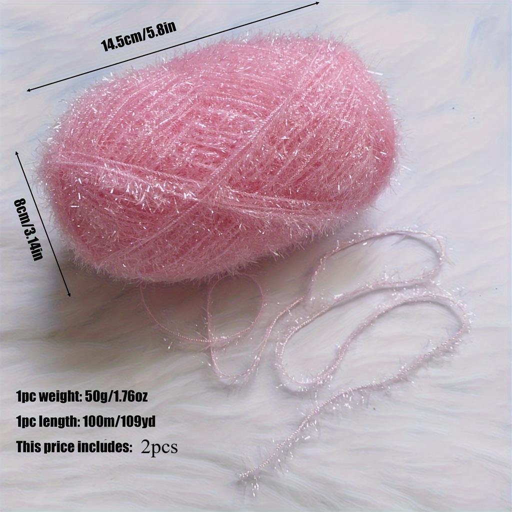 6pcs Segment Dyed Raffia Yarn for Beach Bags Chunky Polyester Bundle (300g) - Textured Crochet Knitting Yarn for DIY Tote Bags, Shawls