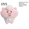 Decorative Hanging Ornament Cartoon Pig Plush Pendant for Backpacks, Stuffed Animal Bag Charm Schoolbag Decoration with Ball Chain, Soft Keychain