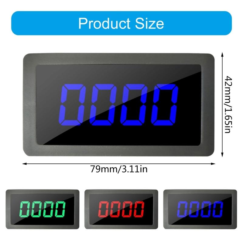 Цифровой тахометр PrecisionS для двигателей. Светодиодный измеритель скорости с датчиками эффекта. Высокая точность измерения.