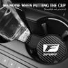 AAPH1 2026 Hot Interior Stickers 2Pcs Car Coasters Water Cup Mats Waterproof Slot Pads For Lexus F SPORT GS GX IS LS LX CT LC RC LBX N