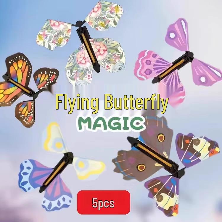 DIY Flying Butterfly Prank Toy - Interactive Parent-Child Craft & Gift