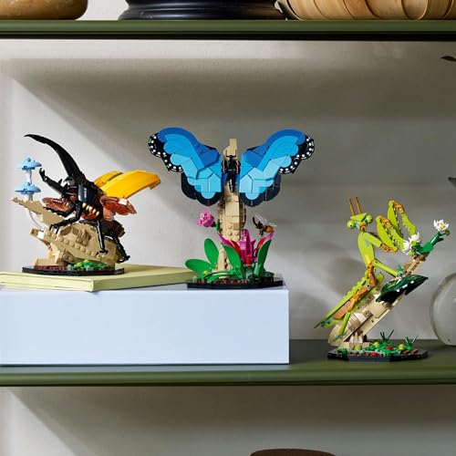 Игрушка LEGO Коллекция Насекомых, Идеи, Подарок на День Рождения, Строительные Блоки, День Матери, День Отца, Мужчины, Женщины, Животные, Существа, Стильный Декор Интерьера,