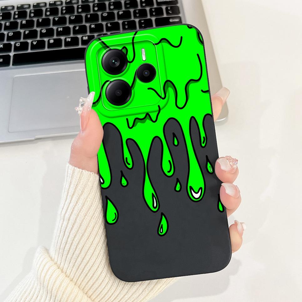Новый модный чехол для Xiaomi Redmi Note 14 14S 14 Pro Plus, корпус телефона, цветок, бабочка, роскошный, девичий, задняя крышка, мягкий силикон