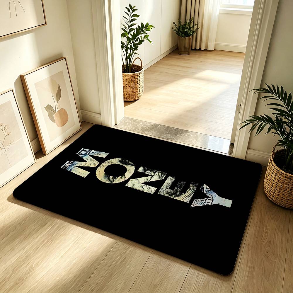 Art Money Talks Carpet Bathroom Anti-slip Mat Door Mat Home Decoration Mat Entrance Door Mat Scratch-resistant Door Mat