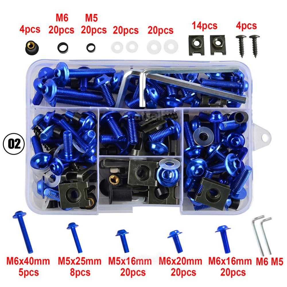 177 шт. болты для обтекателя мотоцикла, винты для корпуса, гайки для kawasaki z750 z900 z1000 z800 versys 650 er6n ninja 400 300