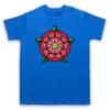 Tudor Rose British Regal Heraldic Symbol Royal Logo Mens And Womens T-Shirt