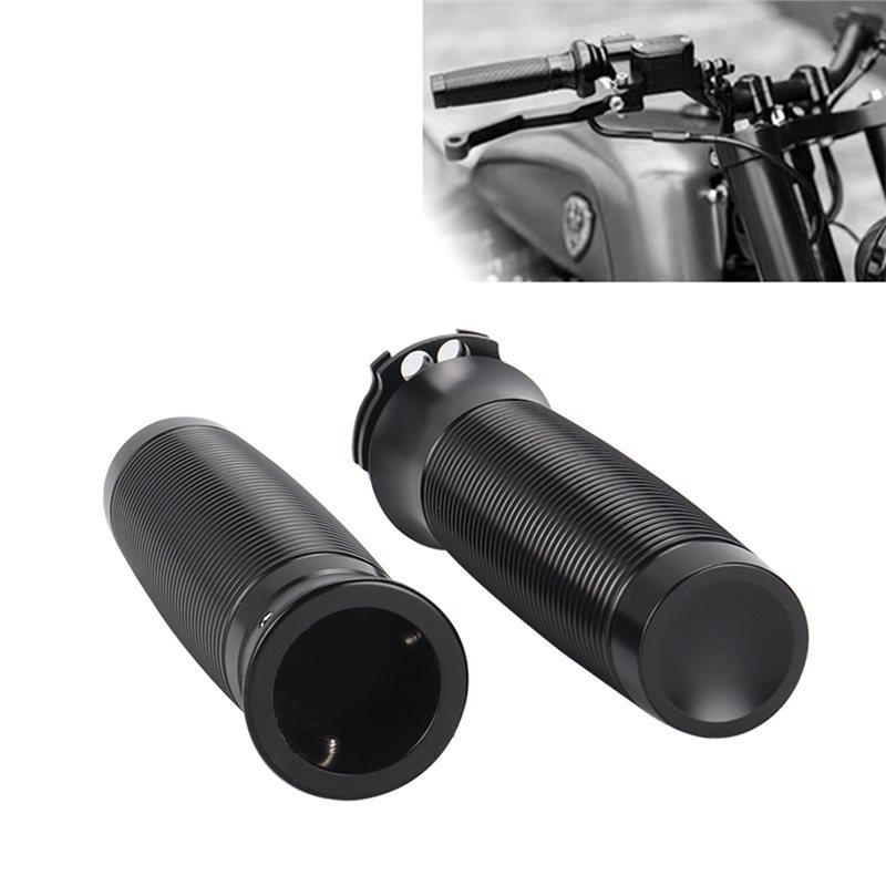 For Sportster XL Bobber Chopper  Motorcycle 1" Handlebar Hand Grips Handle Bar Aluminum