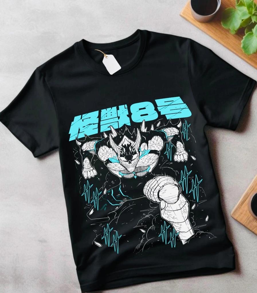 Kaiju No 8 Powerful Energy Blasts Black T-Shirt