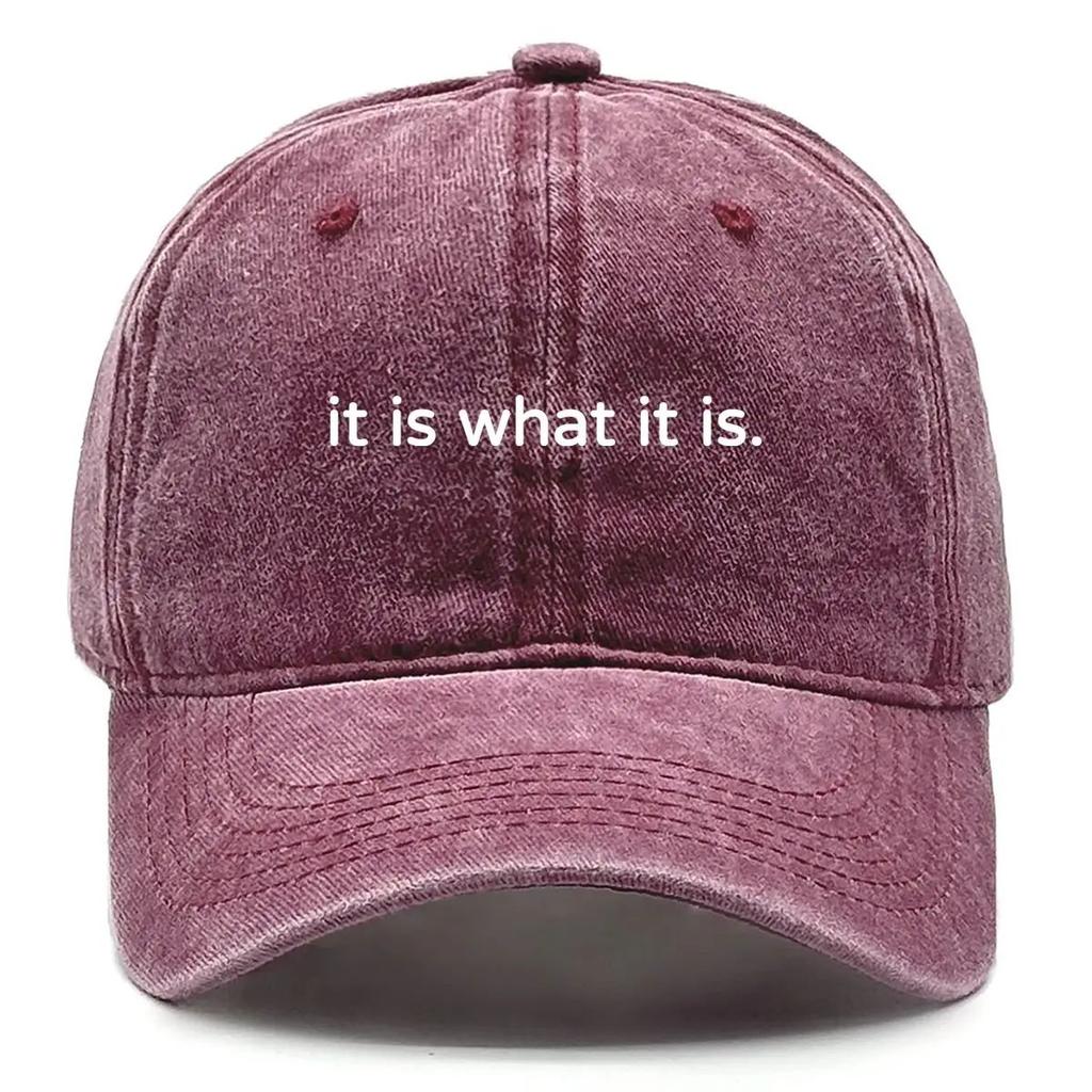 Бейсболка с принтом "Так есть, как есть". Регулируемая кепка-snapback. Свободная, модная, хип-хоп, для отдыха, от солнца
